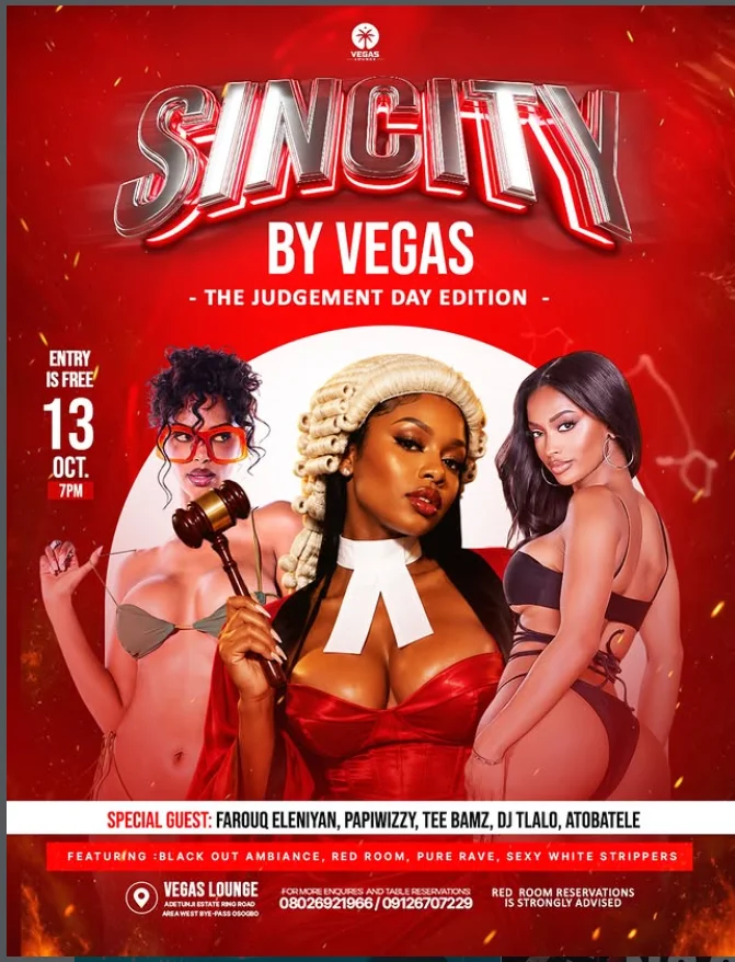 SINCITY BY VEGAS: “JUDGMENT DAY EDITION