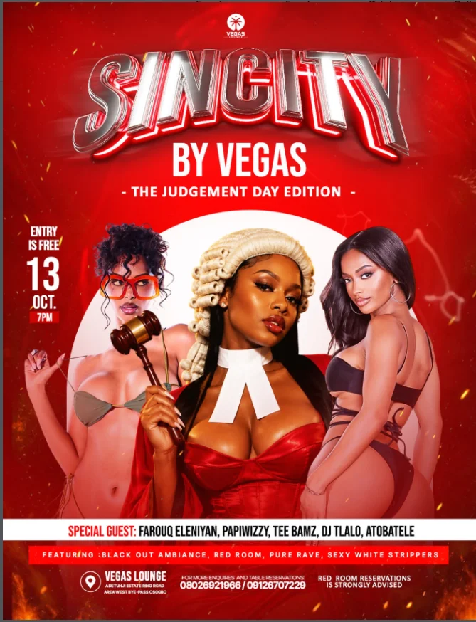 SINCITY BY VEGAS: "JUDGEMENT DAY EDITION