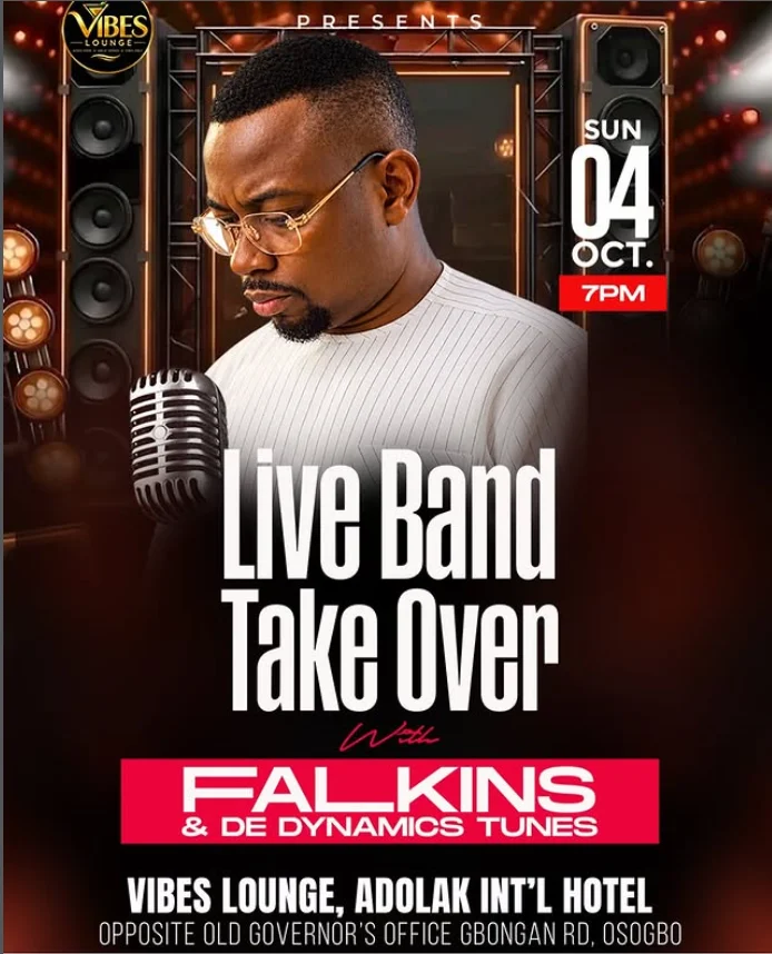 LIVE BAND TAKEOVER WITH FALKINS AND DE DYNAMICS TUNES