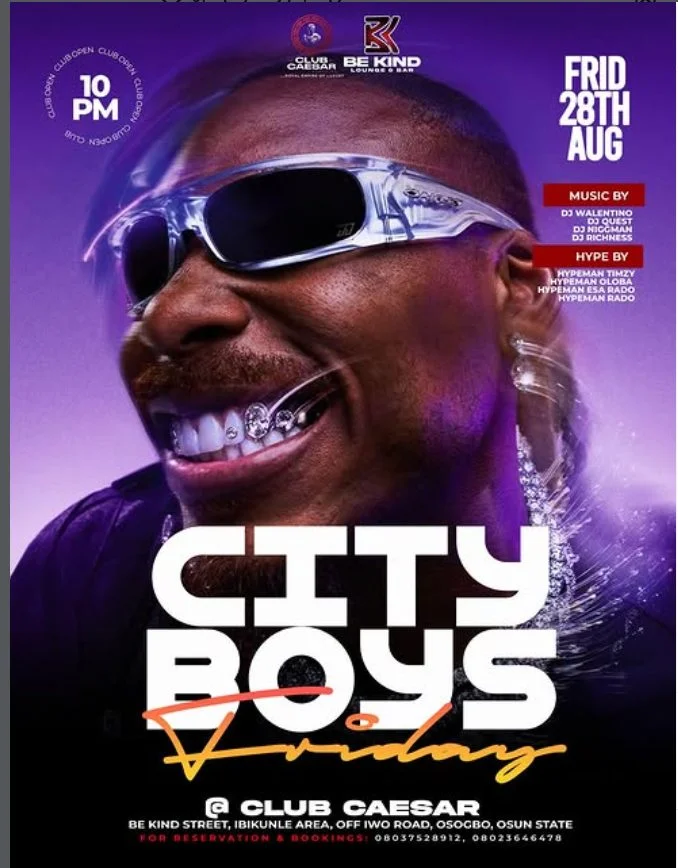CITY BOY Friday