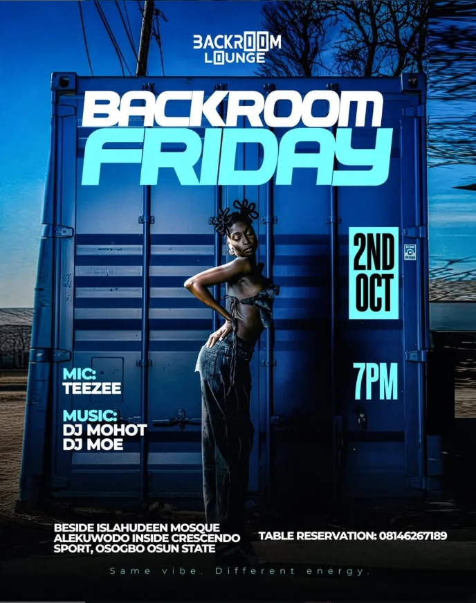 BACKROOM FRIDAY