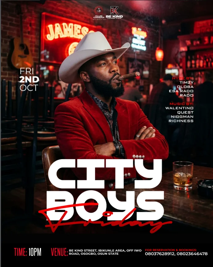 CITY BOYS FRIDAY